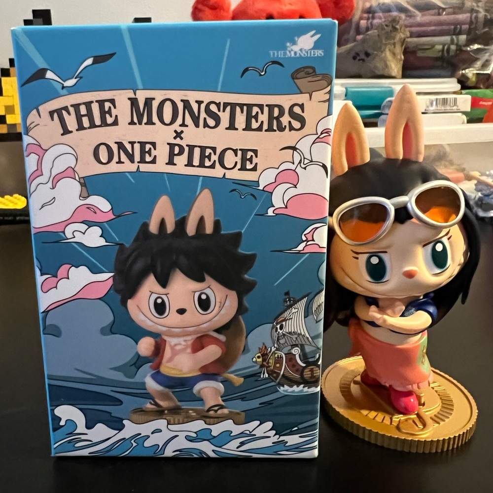 POPMART The Monsters LABUBU One Piece Figure with Box BRAND NEW NICO ROBIN
